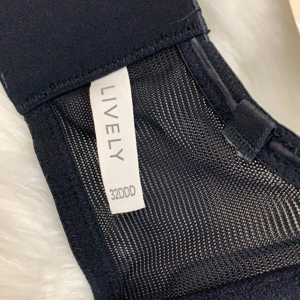 NWT Lively The No Wire Strapless Bra Jet Black - Picture 10 of 12